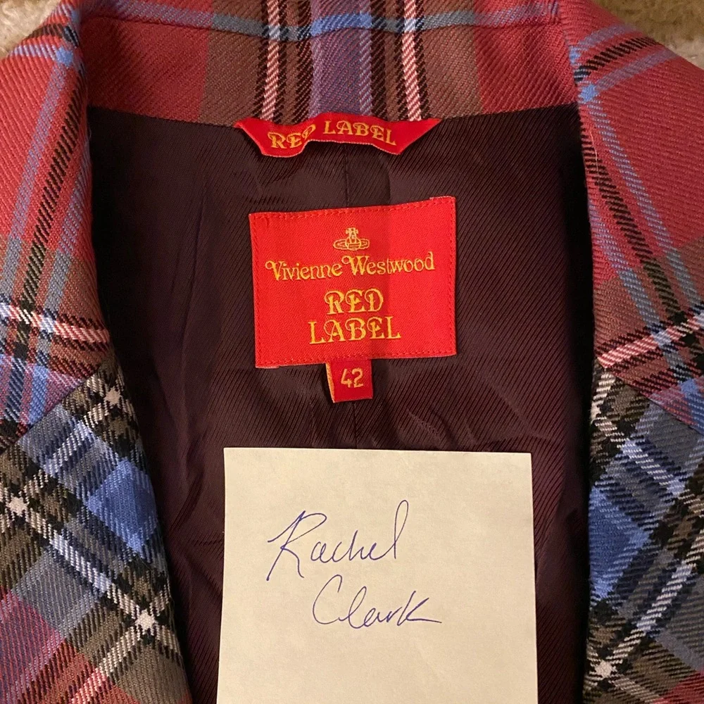 Vivienne Westwood Red Label 2009 Fall RTW tartan blazer - Picture 3 of 5
